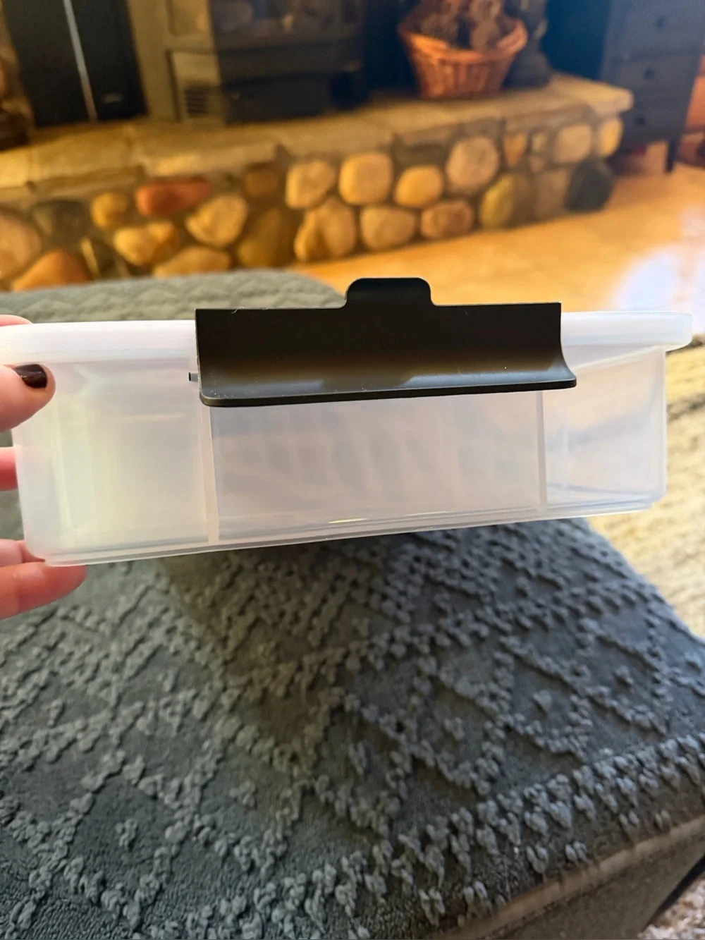 JUMBO SNACKLE BOX WITH CUTTING BOARD LID. NEW